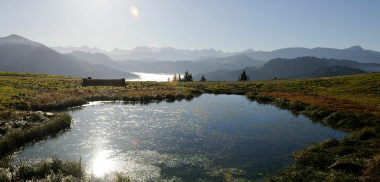 Blick über die Berge